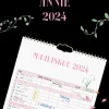 Burde Perhekalenteri 2024 Perhekalenteri Annie