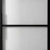 Habo Ovi Square 900X2133X28 Musta /Lasi