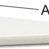 Habo U-Kannatin 611 20Cm Valkoinen