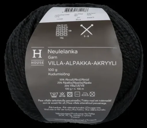 House Neulelanka Villa-Alpakka-Akryyli 112589 100 G