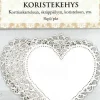 J.K. Primeco Koristekehys Sydan Valkoinen 5Kpl/Pkt