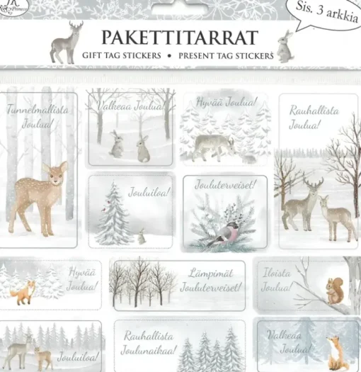 Pakettitarra Talvimetsa 3Ark/Pkt