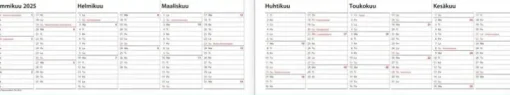 Poytakalenteri Memo-Viikkomuistio, Sininen