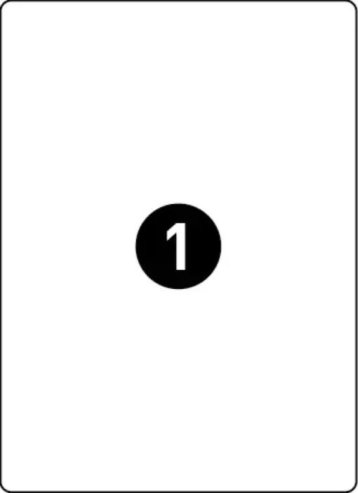 Print&Stick Tulostustarrat 210X297 Mm A4 100 Arkkia