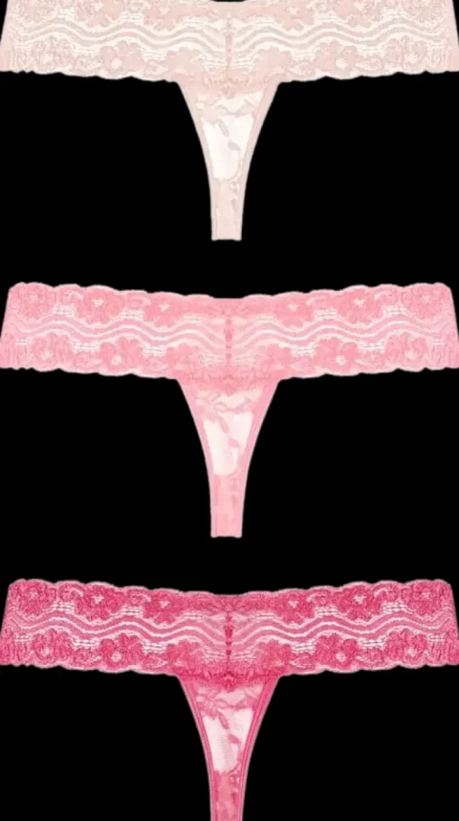 Rose Stringit 3 Kpl Pakkaus S/M