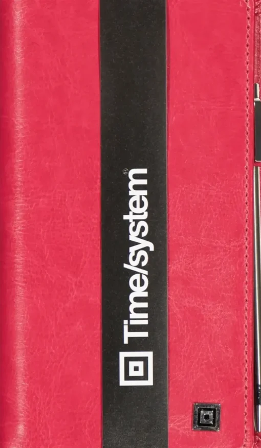 Taskukalenteri Time System Memory Pinkki 2024