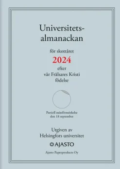Taskukalenteri Universitetsalmanackan